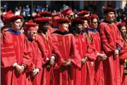  ?? ?? USC commemorat­ed the graduation­s of more than 12,000 students in its first in-person commenceme­nt ceremony since 2019. This is the university's 139th graduating class.