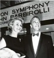  ?? Staff file photos ?? Astronaut Alan Shepard and his wife, Louise, attend the grand opening concert performed by the Houston Symphony and dedication ceremony of Jesse H. Jones Hall for the Performing Arts in 1966.