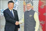  ?? PTI FILE ?? The decision comes days ahead of PM Narendra Modi’s visit to China to attend a BRICS summit.