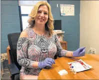  ?? JUANITA MERCER/THE TELEGRAM ?? Debbie Kelly with Memorial University’s school of pharmacy says HIV testing could be more easily accessible if offered through pharmacies across the province.