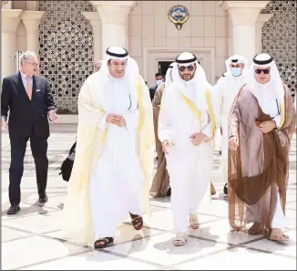  ?? KUNA photo ?? National Assembly Speaker Marzouq Al-Ghanim heads Wednesday to the Belgian capital, Brussels.