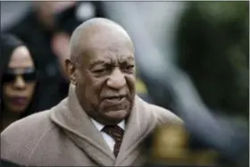  ?? ASSOCIATED PRESS ?? In this Dec. 13, 2016, file photo, Bill Cosby departs after a pretrial hearing in his sexual assault case at the Montgomery County Courthouse in Norristown.