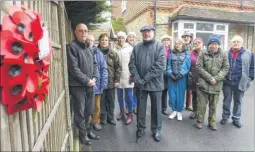  ?? Picture: Andy Payton FM4655450 ?? Memorial ceremony for Royal Navy sailor John Wisdom