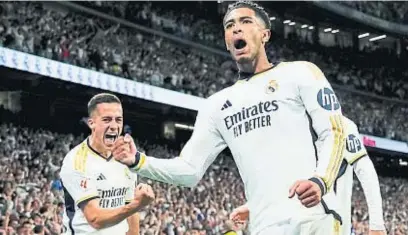  ?? AP ?? JUDE BELLINGHAM. El talento inglés marcó el gol decisivo del Real Madrid, que cerró una semana espectacul­ar.