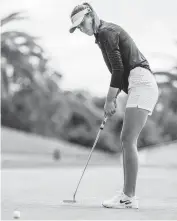  ?? Barry University ?? Barry University golfer Alice Gotbring, a fourth-year junior from Sweden, won the NCAA South Region last week.