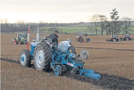  ??  ?? Glenbervie and Howe o’ the Mearns Ploughing Associatio­n was formed in 1917.