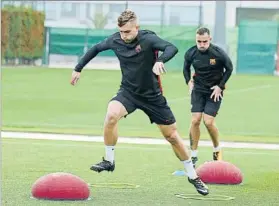  ?? FOTO: FC BARCELONA ?? Deulofeu no ha tenido partidos internacio­nales y se ha quedado entrenando