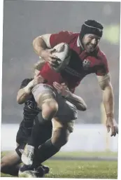  ??  ?? 0 Main: Taulupe Faletau on the charge and, left, Sean O’brien are part of a back row praised extravagan­tly by Warren Gatland for their abilities to ‘squeeze the life’ out of opponents, which may keep captain Sam Warburton on the bench.