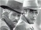  ?? 20TH CENTURY FOX ?? Robert Redford (left) and Paul Newman star in "Butch Cassidy and the Sundance Kid'' (1969).