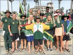  ??  ?? SOUTH Africa finished the 2018 VISSLA ISA World Junior Surfing Championsh­ip ranked No 8 among the record-setting 44 nations that attended the event at Huntington Beach, California.