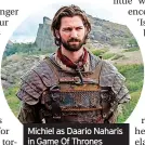  ?? ?? Michiel as Daario Naharis in Game Of Thrones