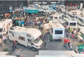  ?? Photo / Supplied ?? NZMCA Motorhome, Caravan & Leisure Show at Mystery Creek Events Centre.
