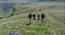  ?? Hiking in the Kerry countrysid­e during lockdown. ??