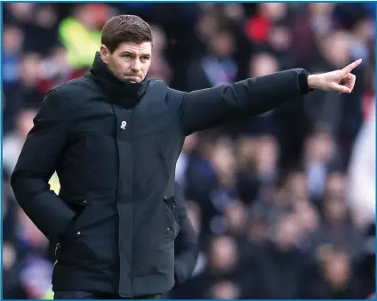  ??  ?? Steven Gerrard will look to add players to his Rangers squad during the January transfer window