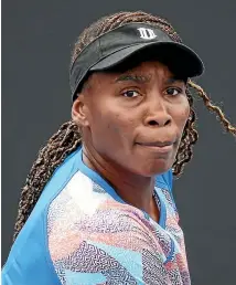  ?? PHOTO: GETTY IMAGES ?? Veteran Venus Williams, of the USA, will again be a threat.