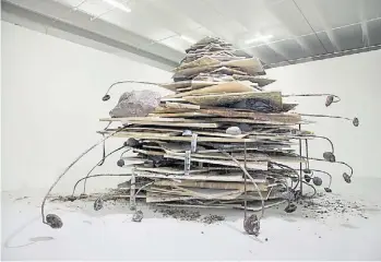  ?? ©THE MARGULIES COLLECTION AT THE WAREHOUSE ?? Anselm Kiefer. “Las edades del mundo”, 2014.