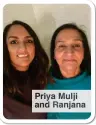  ?? ?? Priya Mulji and Ranjana