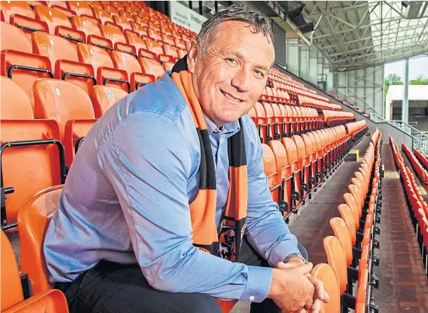  ??  ?? Dundee United manager Micky Mellon is settling into the Tannadice hot seat.