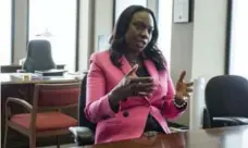  ?? NAKITA KRUCKER/TORONTO STAR FILE PHOTO ?? Education Minister Mitzie Hunter said releasing data on school conditions was the result of her commitment to transparen­cy.