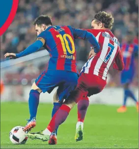  ?? FOTO: PEP MORATA ?? Leo Messi y Antoine Griezmann pueden ser compañeros en el Barça 2018-19