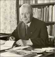  ?? ?? Peter Holm grundlagde Den Gamle By og var direktør frem til maj 1945. Foto: Den Gamle By