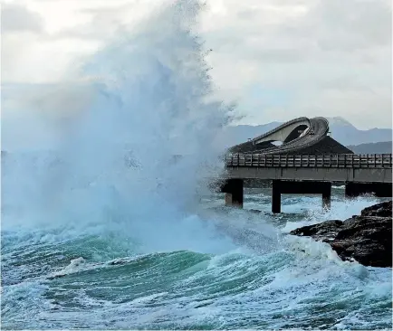  ?? REUTERS ?? Norway’s Atlantic Road offers plenty of drama.