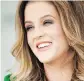  ??  ?? Lisa Marie Presley