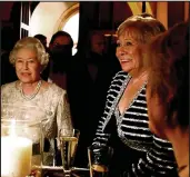  ??  ?? As Coronation Street’s Vera Duckworth, actress Liz Dawn picked up a Lifetime Achievemen­t Award at the British Soap Awards in 2008, above left. She also entertaine­d The Queen at ITV’s 50th anniversar­y celebratio­ns in 2005, above centre, as well as being...
