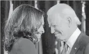  ?? AP ?? ■
Joe Biden and his running mate Kamala Harris