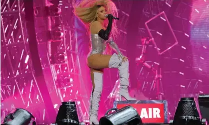  ?? ?? Beyoncé’s Halo is one of songs whose lyrics the lawsuit alleges have been used by the AI firm Anthropic in violation of publishers’ rights. Photograph: Kevin Mazur/WireImage for Parkwood