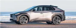  ?? TOYOTA ?? Toyota’s BZ4X SUV battery-electric vehicle.