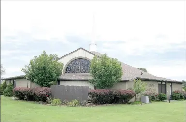  ?? DENISE NEMEC SPECIAL TO ENTERPRISE-LEADER ?? Prairie Grove Christian Church bought the land for its current facility on Wayne Villines Road in 1994. The congregati­on has grown from 35-40 members in the 1970s to 650-700 members today.