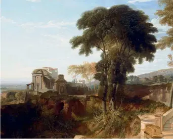  ??  ?? William Leighton Leitch (1804-1883), The Villa Fountain (1850 circa, olio su tela, particolar­e), collezione privata