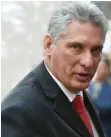  ?? DR ?? Presidente cubano Miguel Díaz-Canel