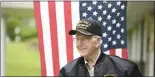  ?? LAUREN A. LITTLE — MEDIANEWS GROUP ?? World War II veteran Ralph Minotto, 100, outside his residence at the Birdsboro Lodge in Exeter Township. Minotto is among the handful of veterans of that era who were serving during the Memorial Day 75 years ago.