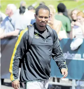  ?? (Photo: Observer file) ?? Jamaica’s Olympian Michael Frater