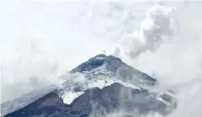  ??  ?? SITUACIÓN. Nueva investigac­ión de las múltiples amenazas del volcán Cotopaxi.