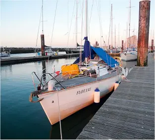  ??  ?? ABOVE Willem Bijl’s self-completed Waarschip 740 Ocean Flotaxe