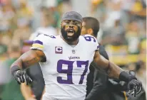  ?? AP FILE PHOTO ?? Vikings defensive end Everson Griffen has been sidelined indefinite­ly. Vikings general manager Rick Spielman said he was concerned about Griffen’s well-being.