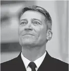  ?? ALEX BRANDON/AP ?? President Trump said he would leave the decision up to Ronny Jackson on whether to continue the confirmati­on process.