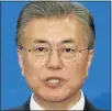  ??  ?? MOON JAE-IN