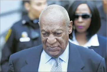  ?? Mel Evans Associated Press ?? BILL COSBY is free on $1-million bail as he awaits trial. Of the more than 50 women who have accused him of sexual assault, this case from 2004 is the only one in which the statute of limitation­s has not expired.