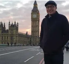 ?? PHOTOS: CONTRIBUTE­D ?? SAD DAY: Former Toowoomba man Cameron Stewart spoke about the heartbreak­ing terror attack in London.