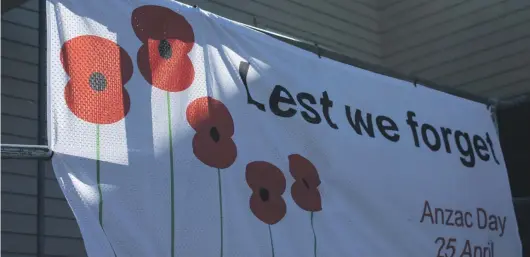  ?? REXINE HAWES ?? Anzac Day will be marked across the Matamata-Piako District.