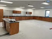  ?? ED RICHTER / STAFF ?? This is one of the new science classrooms that students will be using at Franklin High School. The new building opens in March 2024.