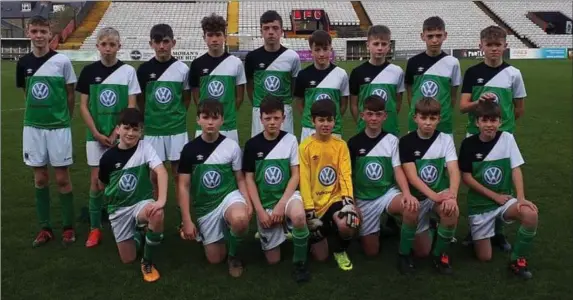  ??  ?? The Wicklow Rovers under-13 side who clinched a league and cup double in the DDSL recently.