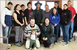 ?? Special to The Herald ?? These students are among those who have reached the halfway point of a four-year program in Certificat­e of First Nations Language Proficienc­y from Simon Fraser University.