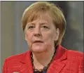  ?? AFP ?? Angela Merkel.