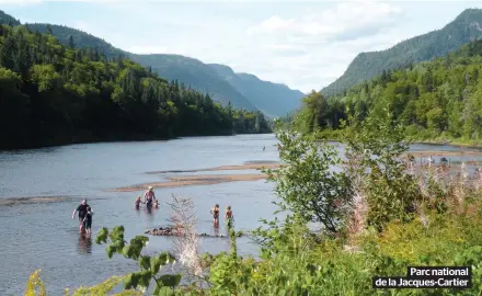  ??  ?? Parc national de la Jacques-cartier