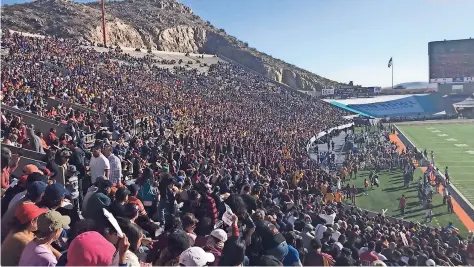  ??  ?? Panorámica del graderío en el estadio